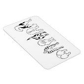 Magnet Flexible Boutons de chien (Côté Droit)