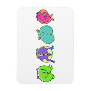 Magnet Flexible Boutons de hamster colorés