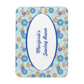 Magnet Flexible Boutons et aiguilles à coudre (Vertical)