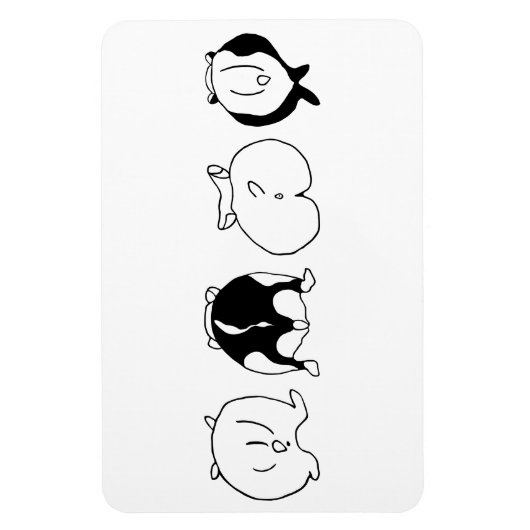 Magnet Flexible Boutons Hamster (Vertical)