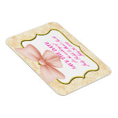 Magnet Flexible Bow rose Enregistrer l'aimant de date (Côté Droit)