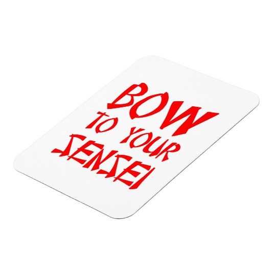 Magnet Flexible Bow to Your Sensei (Côté Gauche)