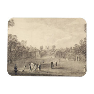 Magnet Flexible Bowling Green chez Claremont, 1738 (gravure)