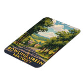 Magnet Flexible Bowling Green Kentucky Travel (Côté Gauche)