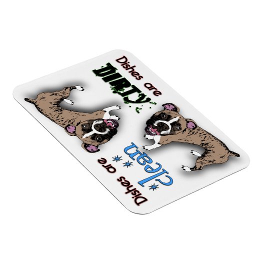 Magnet Flexible Boxe Rectangle Lave-vaisselle (Côté Droit)