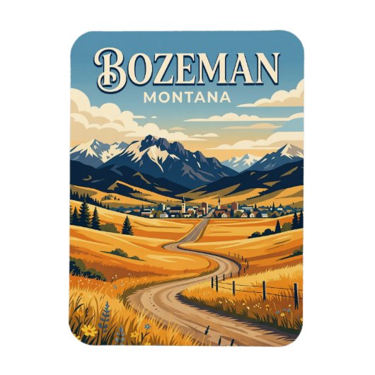 Magnet Flexible Bozeman États-Unis (Vertical)