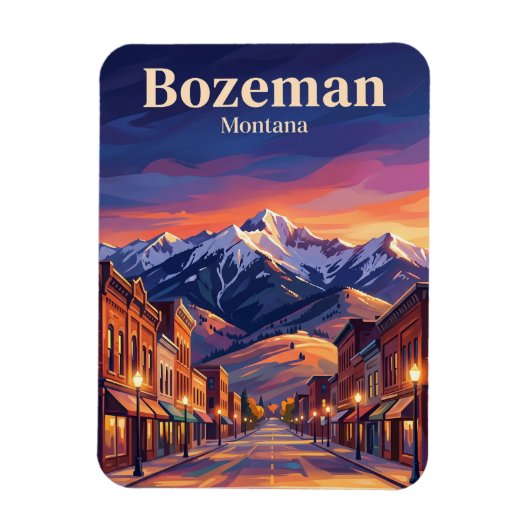 Magnet Flexible Bozeman États-Unis (Vertical)