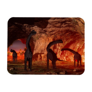 Magnet Flexible Brachiosaurus disparaît dans une grotte