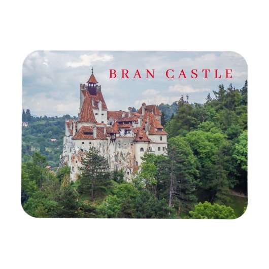 Magnet Flexible Bran Castle vue panoramique réfrigérateur aimant (Horizontal)