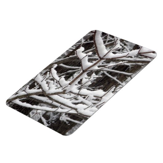 Magnet Flexible Branches couvertes de neige (Côté Gauche)