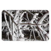 Magnet Flexible Branches couvertes de neige (Horizontal)