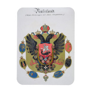 Magnet Flexible Bras et bouclier de l'état de la Russie impérial