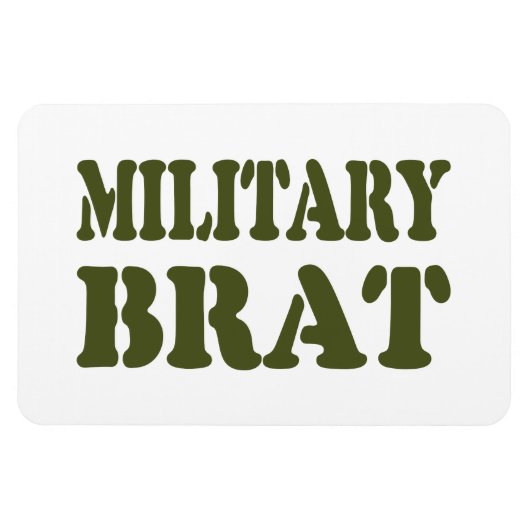 MAGNET FLEXIBLE BRAT MILITAIRE (Horizontal)