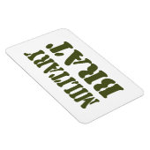 MAGNET FLEXIBLE BRAT MILITAIRE (Côté Droit)