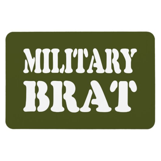 MAGNET FLEXIBLE BRAT MILITAIRE (Horizontal)