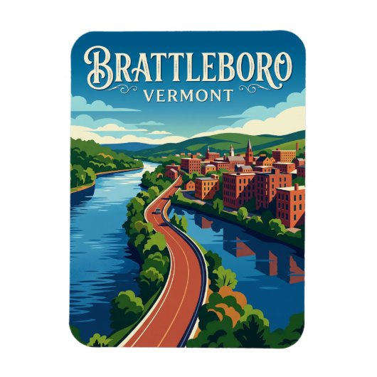 Magnet Flexible Brattleboro États-Unis (Vertical)