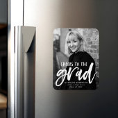 Magnet Flexible Bravo à la Grad Script Photo Graduation