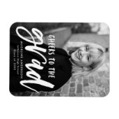 Magnet Flexible Bravo à la Grad Script Photo Graduation (Horizontal)