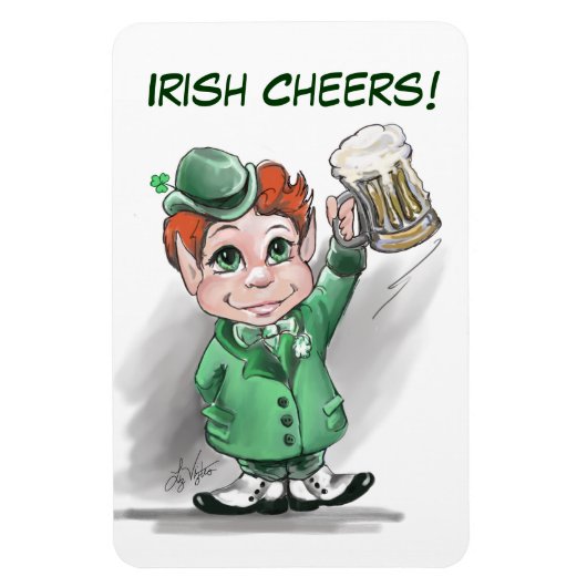 Magnet Flexible Bravo irlandais ! Aimant flexible (Vertical)