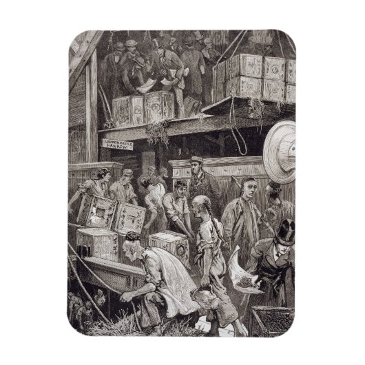 Magnet Flexible Breaking Bulk on Board a Tea Ship in the London Do (Vertical)