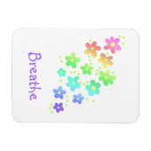 Magnet Flexible "Breathe" Sweet Rainbow Flowers (Horizontal)