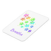Magnet Flexible "Breathe" Sweet Rainbow Flowers (Côté Gauche)