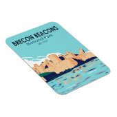 Magnet Flexible Brecon Beacons National Park Caerphilly Castle (Côté Droit)