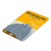 Magnet Flexible Brecon Beacons Parc National Pays de Galles Pen Y  (Côté Gauche)