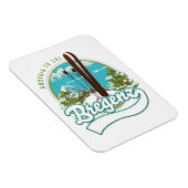 Magnet Flexible Bregenz austria - logo ski (Côté Droit)