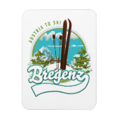 Magnet Flexible Bregenz austria - logo ski (Vertical)