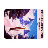 Magnet Flexible Breuil-Cervinia, Valle d’Aosta, italie, affiche de (Horizontal)