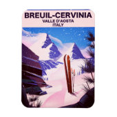 Magnet Flexible Breuil-Cervinia, Valle d’Aosta, italie, affiche de (Vertical)