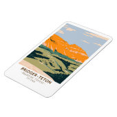 Magnet Flexible Bridger Teton National Forest Sheep Mountain (Côté Gauche)