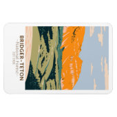 Magnet Flexible Bridger Teton National Forest Sheep Mountain (Horizontal)