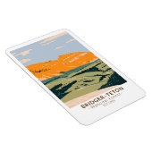 Magnet Flexible Bridger Teton National Forest Sheep Mountain (Côté Droit)