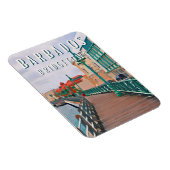 Magnet Flexible Bridgetown : plages de sable blanc et architecture (Côté Droit)