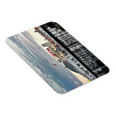 Magnet Flexible Brighton Pier et ciel nuageux Peinture numérique (Côté Droit)