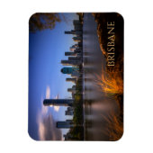 Magnet Flexible Brisbane, Australie Skyline de l'autre côté de la (Vertical)