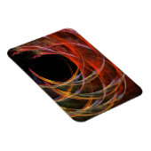 Magnet Flexible Briser le Cercle Vortex de Feu Art Abstrait (Côté Droit)
