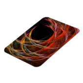 Magnet Flexible Briser le Cercle Vortex de Feu Art Abstrait (Côté Gauche)