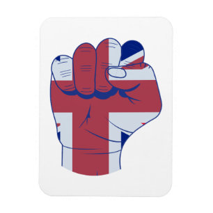 Magnet Flexible British Raised Fist