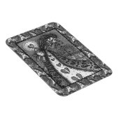 MAGNET FLEXIBLE BROKEN HEARDISE WEEPING VALENTINE, CEMETERY GOTH (Côté Droit)