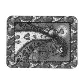 MAGNET FLEXIBLE BROKEN HEARDISE WEEPING VALENTINE, CEMETERY GOTH (Horizontal)