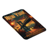 Magnet Flexible Brooklyn Bridge Sunrise - Un Voyage Étonnant (Côté Droit)