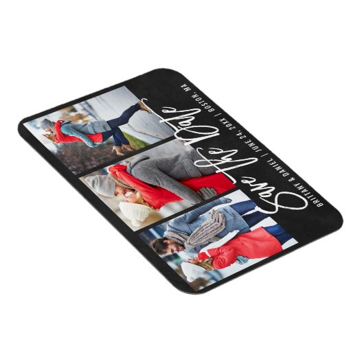 Magnet Flexible Brosse de tableau noir Script 3 Photo Enregistrer (Côté Droit)