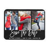 Magnet Flexible Brosse de tableau noir Script 3 Photo Enregistrer (Horizontal)