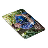 Magnet Flexible Brosse moderne Script Aventure commence la graduat (Côté Droit)