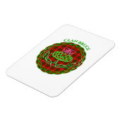 Magnet Flexible Bruce Scottish Tartan Celtic Thistle (Côté Gauche)