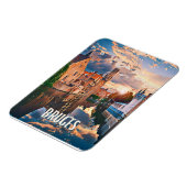 Magnet Flexible Bruges Belgique Photo Vintage (Côté Gauche)