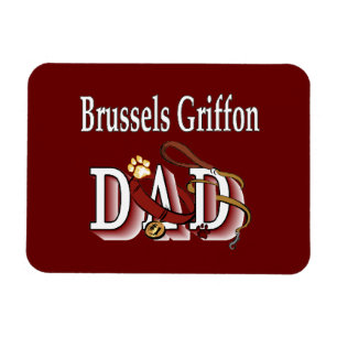 Magnet Flexible Brussels Griffon Dad